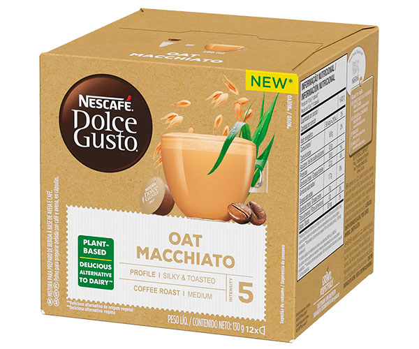 Кофе в капсулах NESCAFE Dolce Gusto Oat Macchiato Vegan - 12 шт