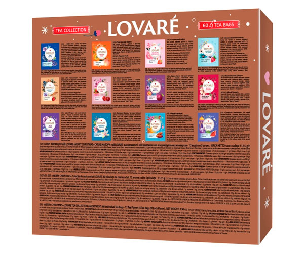 Коллекция чая Lovare Портфель в пакетиках 60 шт фото