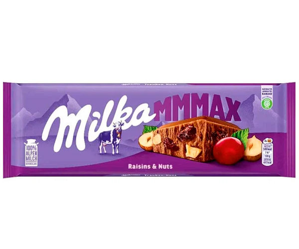 Молочный шоколад Milka Raising & Hazelnuts 270 г