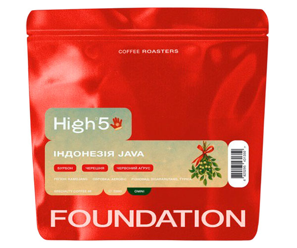 Кофе High5 Indonesia Java omni в зернах 250 г