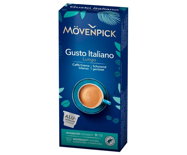 Кофе в капсулах Movenpick Nespresso Gusto Italiano Lungo 10 шт