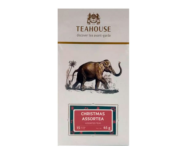 Набор чая Teahouse Perfect Cup Christmas ассорти в пакетиках 15х3 г