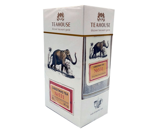 Черный чай Teahouse Perfect Cup Christmas Teа в пакетиках 15х3 г фото