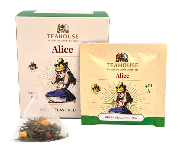 Зеленый чай Teahouse №401 Алиса в пирамидках 15х2,5 г фото