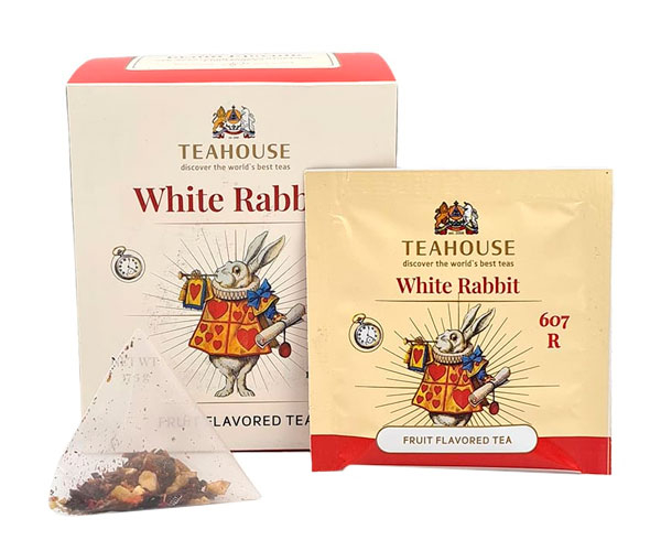 Фруктовый чай Teahouse №607 Белый кролик в пирамидках 15х2,5 г фото