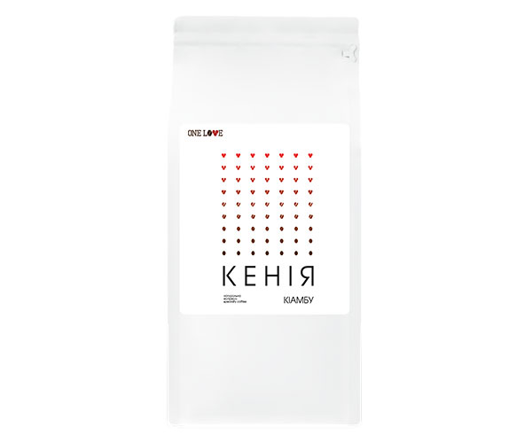 Кофе One Love Кения Киамбу espresso в зернах 1 кг
