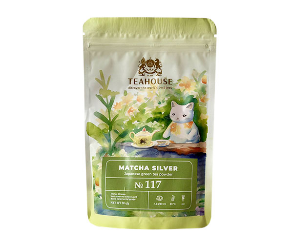 Японский чай Teahouse №117 Матча Сильвер церемониальная 50 г фото
