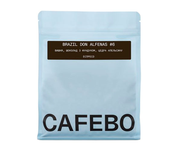 Кофе CafeBoutique Brazil Don Alfenas espresso в зернах 500 г