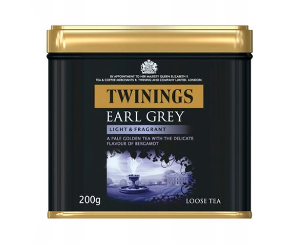 Черный чай Twinings Earl Grey с бергамотом ж/б 200 г