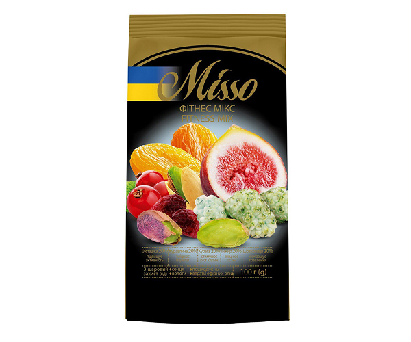 Микс Misso Fitness Mix фисташки и ягоды 100 г 