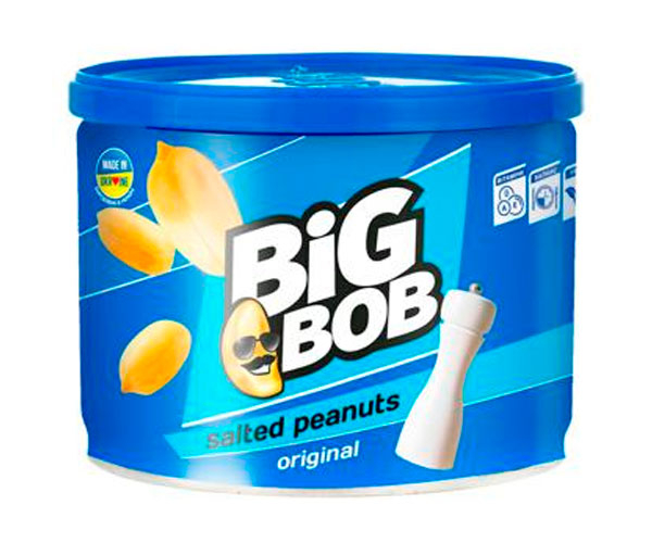 Арахис Big Bob жареный соленый ж/б 120 г