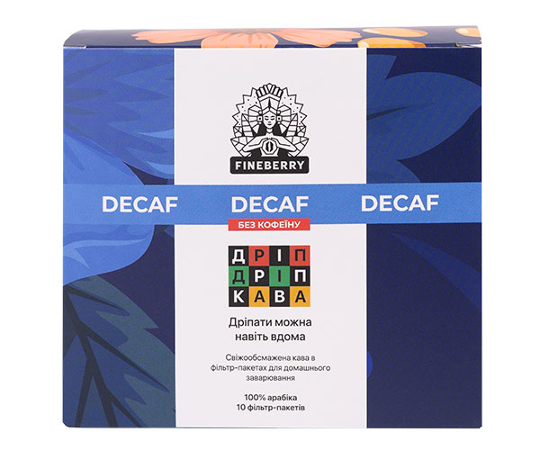 Дрип-кофе Fineberry Decaf 10 шт купить