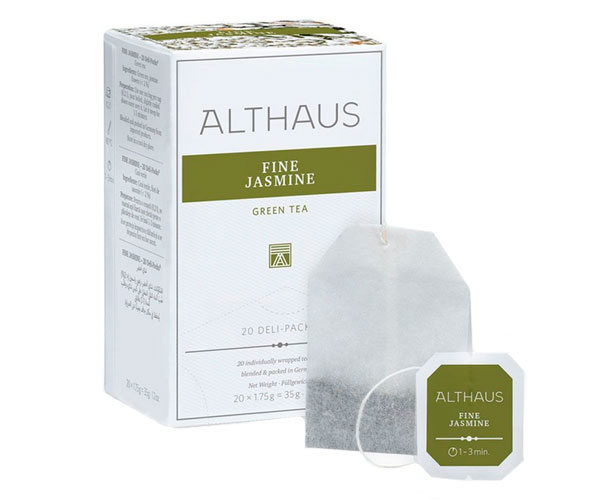 Зеленый чай Althaus Deli Packs Fine Jasmine в пакетиках 20x1,75 г