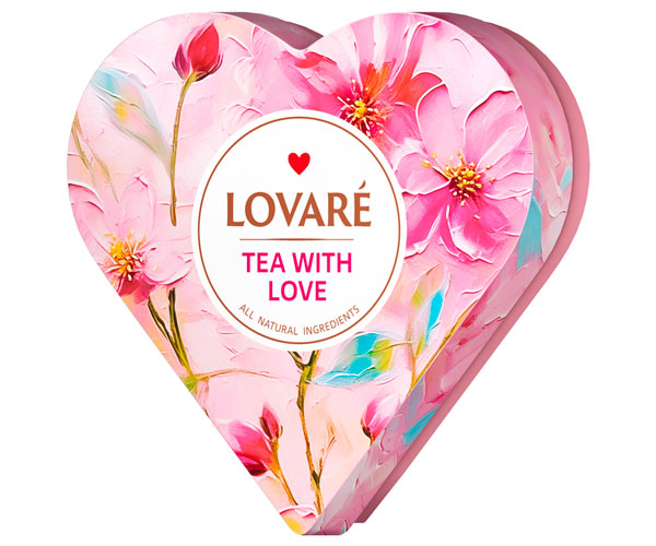 Набор чая в пирамидках Lovare Tea with love