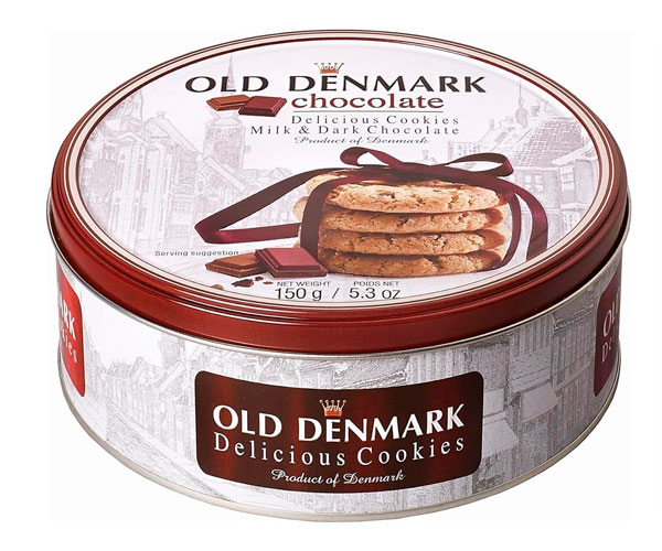 Печенье Jacobsen Old Denmark Tin Milk&Dark Chocolate 150 г