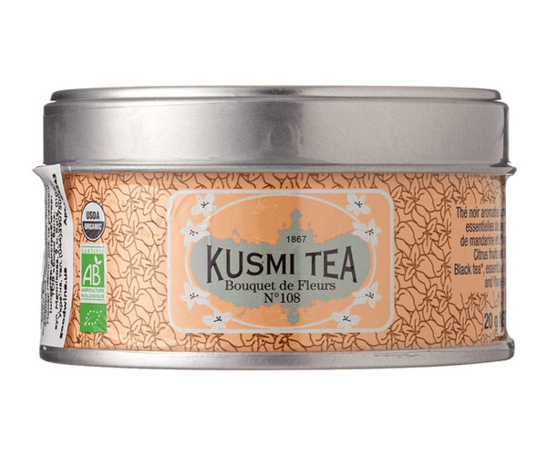 Черный чай органический Kusmi Tea Bouquet de Fleurs ж/б 20 г
