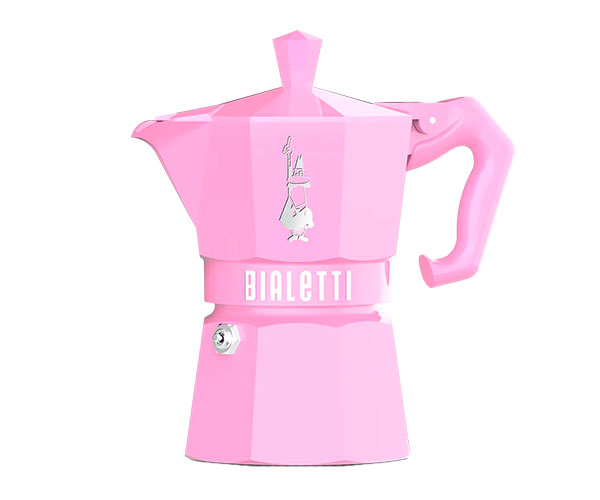 Гейзерная кофеварка Bialetti Moka Exclusive Pink на 3 порции 130 мл
