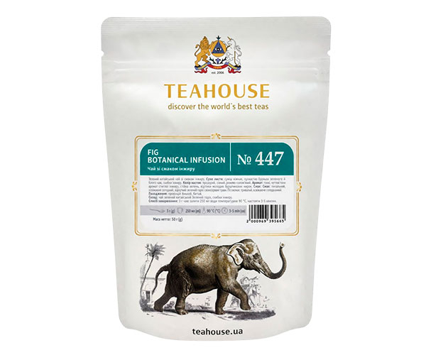 Купаж зеленого и белого чая Teahouse №447 Fig Botanical infusion 150 г