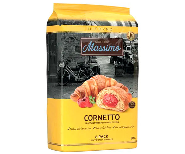 Круассаны Maestro Massimo с красными фруктами 300 г