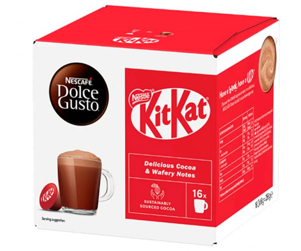 Горячий шоколад в капсулах NESCAFE Dolce Gusto KitKat - 16 шт
