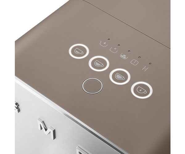 Кофемашина SMEG COLLEZIONE BCC11TPMEU серо-коричневая - фото-5