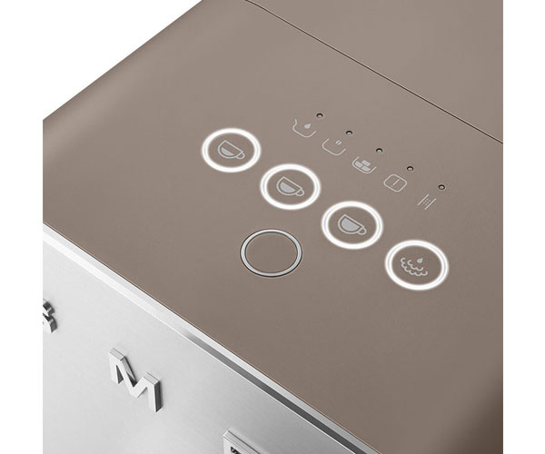 Кофемашина SMEG COLLEZIONE BCC12TPMEU серо-коричневая - фото-7