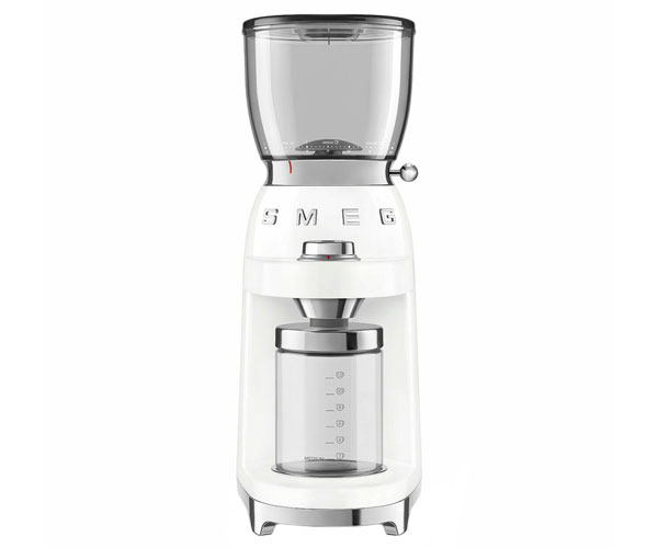 Кофемолка SMEG 50'S RETRO STYLE CGF11WHEU белая