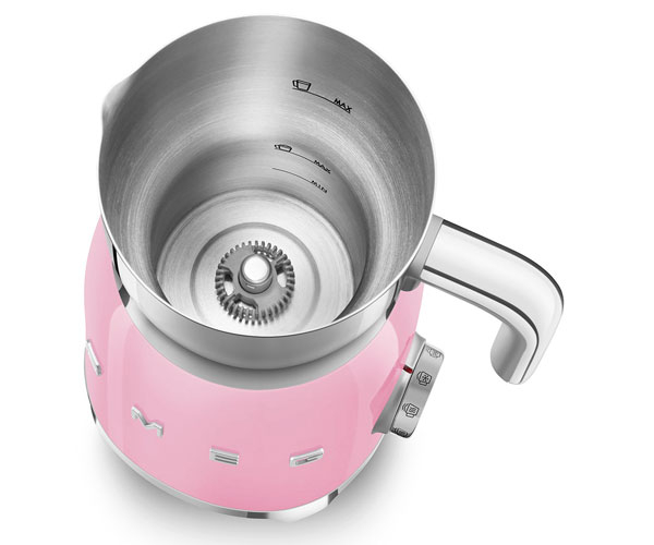 Вспениватель молока SMEG MFF11PKEU розовый цена