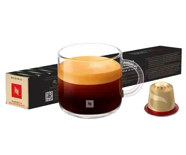 Кофе в капсулах Nespresso Vaniglia Decaffeinato (тубус) 10 шт