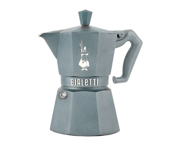 Гейзерная кофеварка Bialetti Moka Exclusive Induction Grey на 3 порции 130 мл