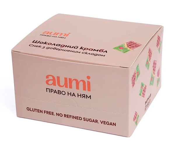 Крамбл Aumi Шоколадный 12х35 г