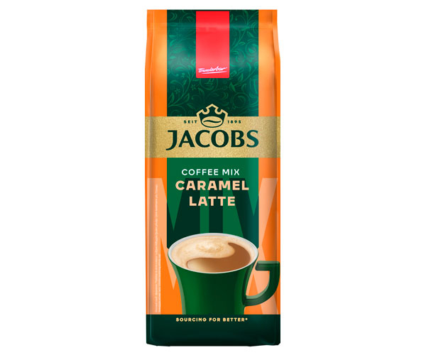Кофейный напиток Jacobs 3 в 1 Caramel Latte 450 г фото