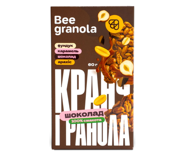 Кранч-гранола Bee Granola Шоколад 60 г