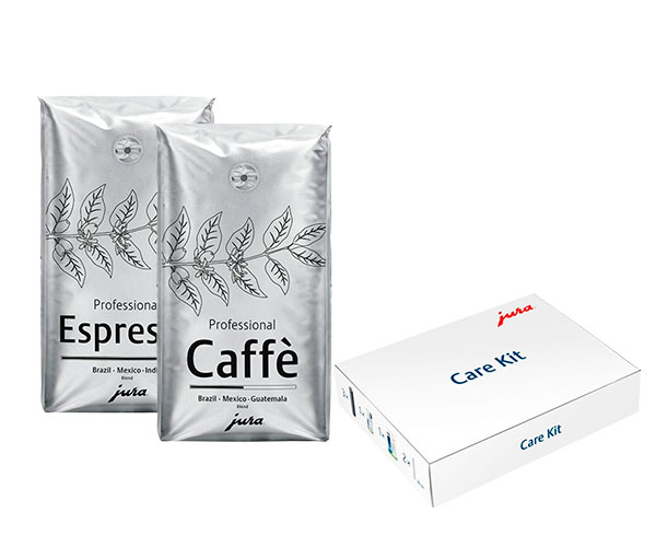 Стартовый набор кофе и аксессуаров для кофемашин Jura E8