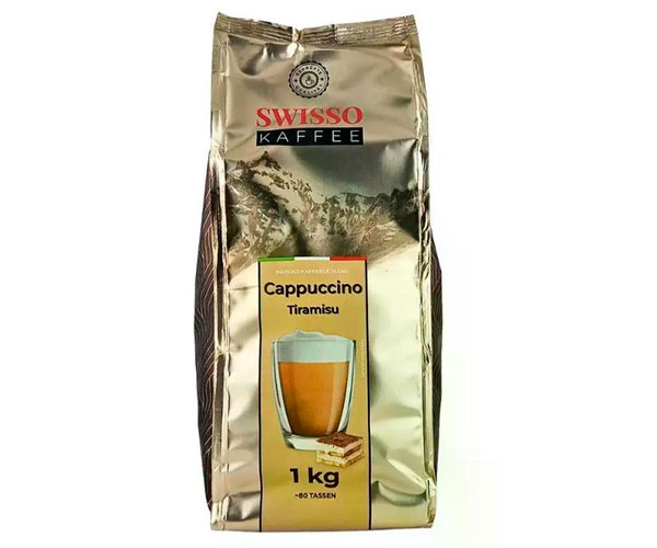 Растворимый капучино Swisso Kaffee Tiramisu 1 кг