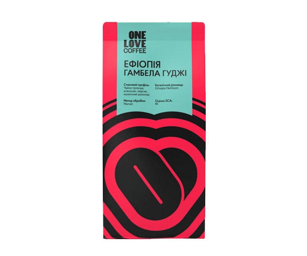 Кофе One Love Ethiopia Gambela Guji filter в зернах 250 г