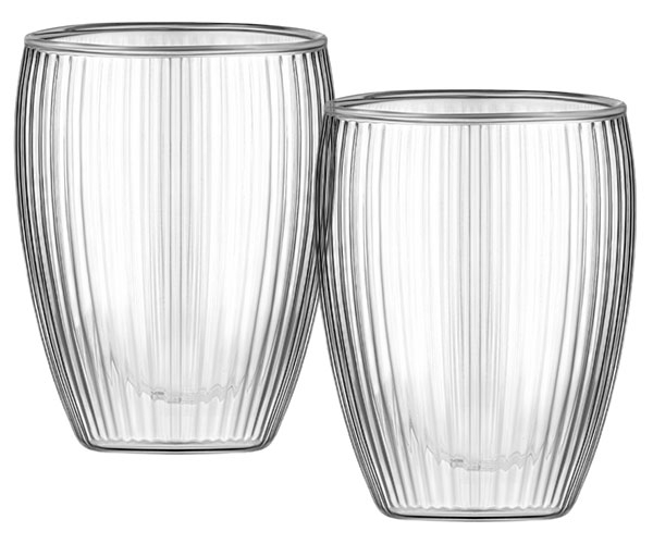 Набор чашек с двойными стенками Ardesto AR2645BN 2 шт 450 мл