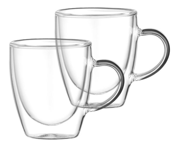 Набор чашек с ручками и двойными стенками Ardesto AR2610BH 2 шт 100 мл