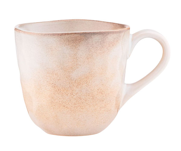 Чашка Ardesto Umbria бежевая 380 мл