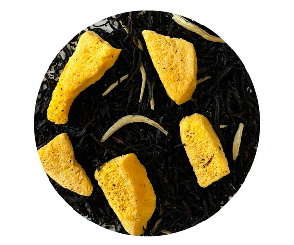 Купаж черного и белого чая Teahouse №519 Роял Манго Бергамот 250 г