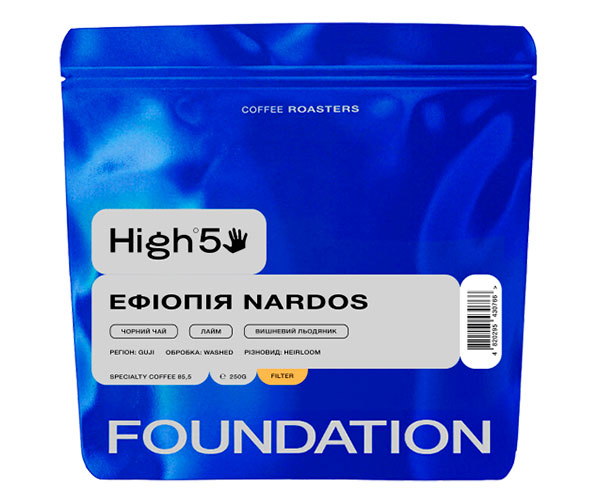 Кофе High5 Ethiopia Nardos filter в зернах 250 г