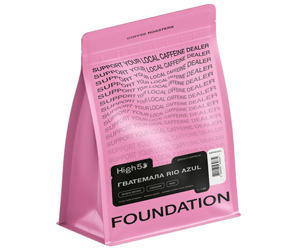 Кофе High5 Guatemala Rio Azul espresso в зернах 1 кг