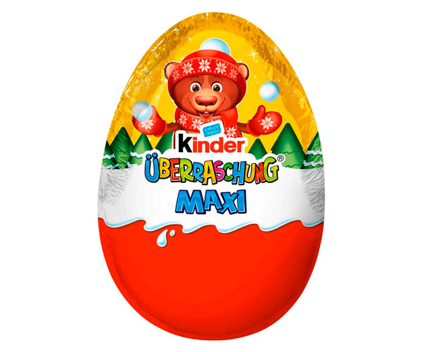 Шоколадное яйцо Kinder Niespodzianka Maxi 100 г цена