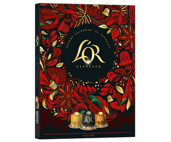 Адвент-календарь L'OR с кофе в капсулах 24 шт