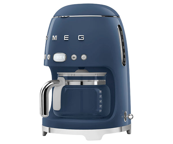 Капельная кофеварка SMEG DCF02NBEU темно-синяя фото