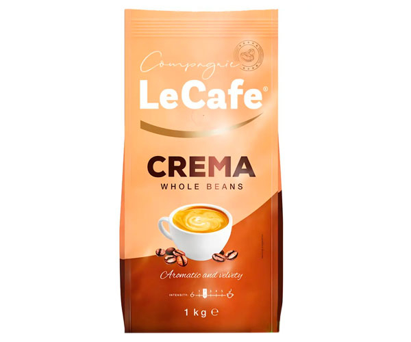 Кофе LeCafe Crema в зернах 1 кг