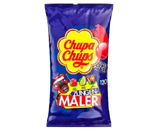 Леденцы Chupa Chups MIX Zungen-Maler на палочке 120 шт