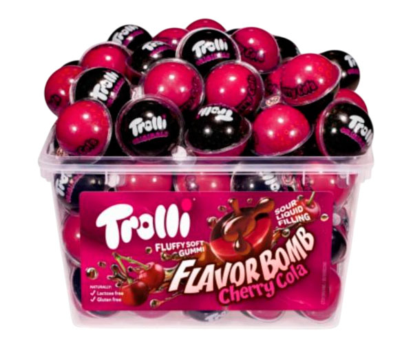 Конфеты желейные Trolli Flavor Bomb Cherry Cola 60х18,8 г