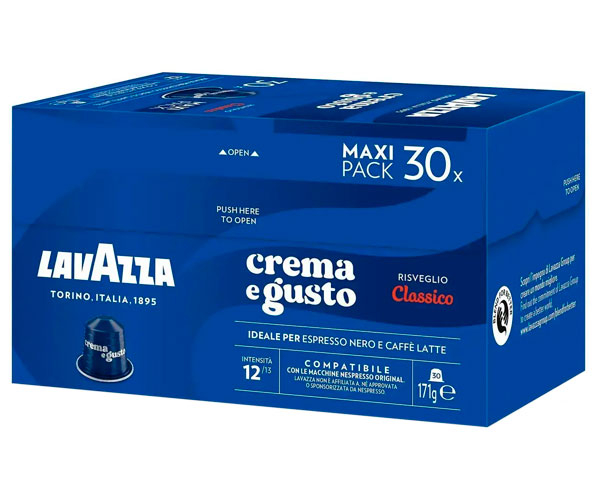 Кофе в капсулах Lavazza Nespresso Crema e Gusto Classico 30 шт