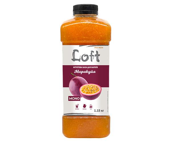 Основа для напитков Loft Маракуйя без косточки 1,15 л